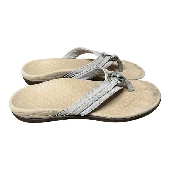 Vionic‎ Sandals Women's Size 7 Suede Tan - Picture 1 of 5
